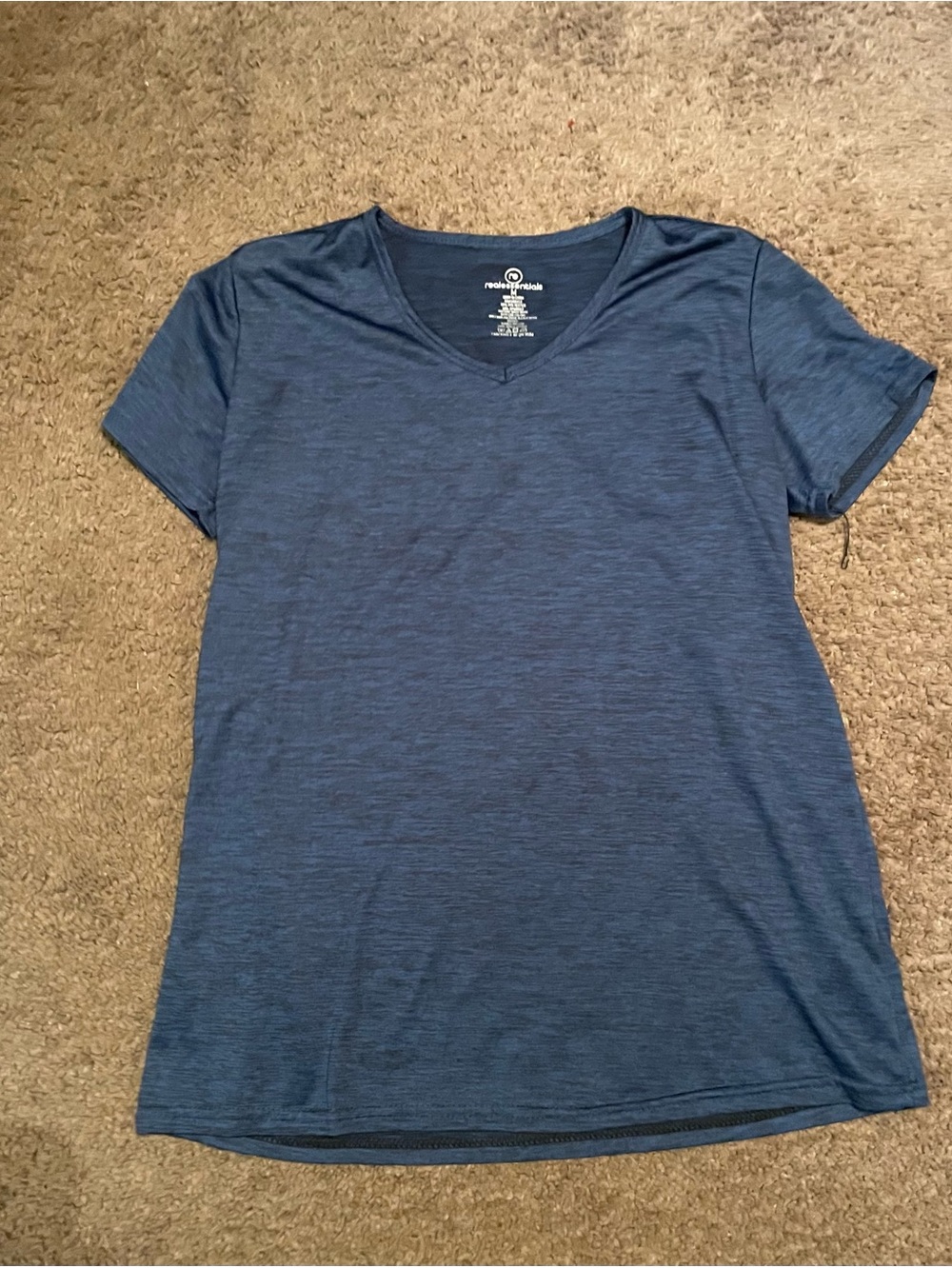 Women’s V-Neck Short Sleeve Tee - Blue